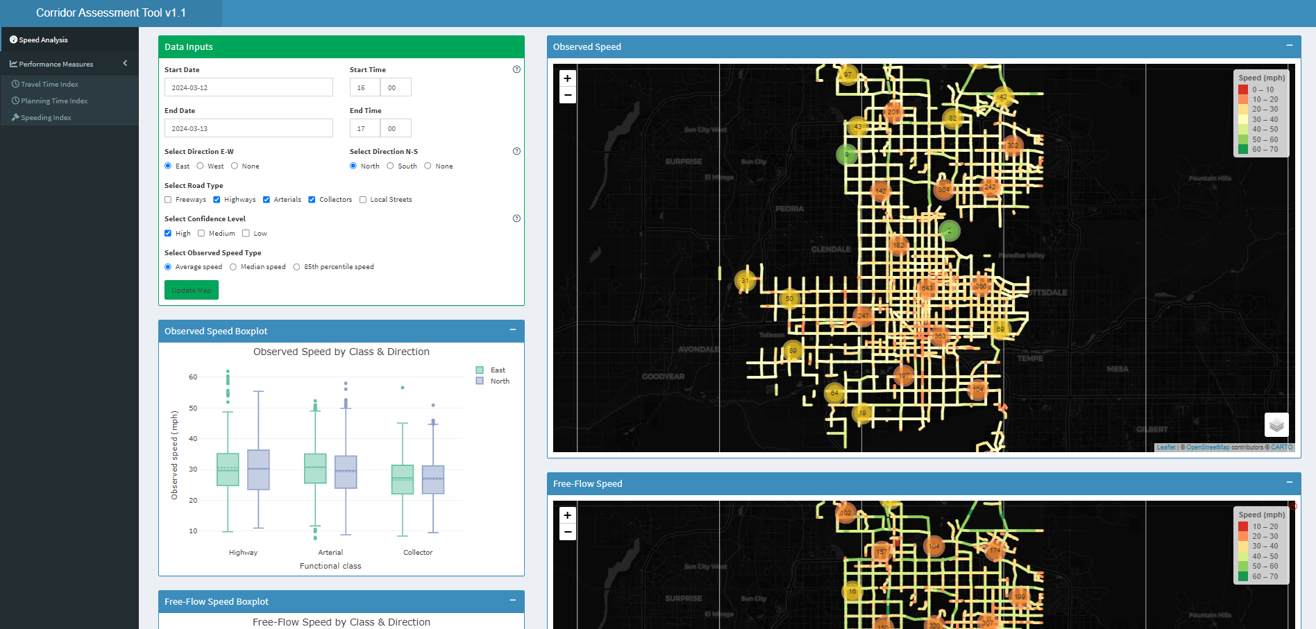 Corridor Assessment Tool