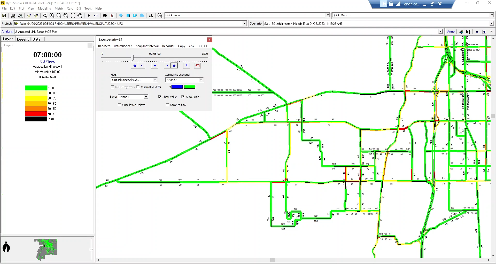 DTA Modeling of Valencia Corridor